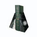 Slant Bookends - Black Zebra